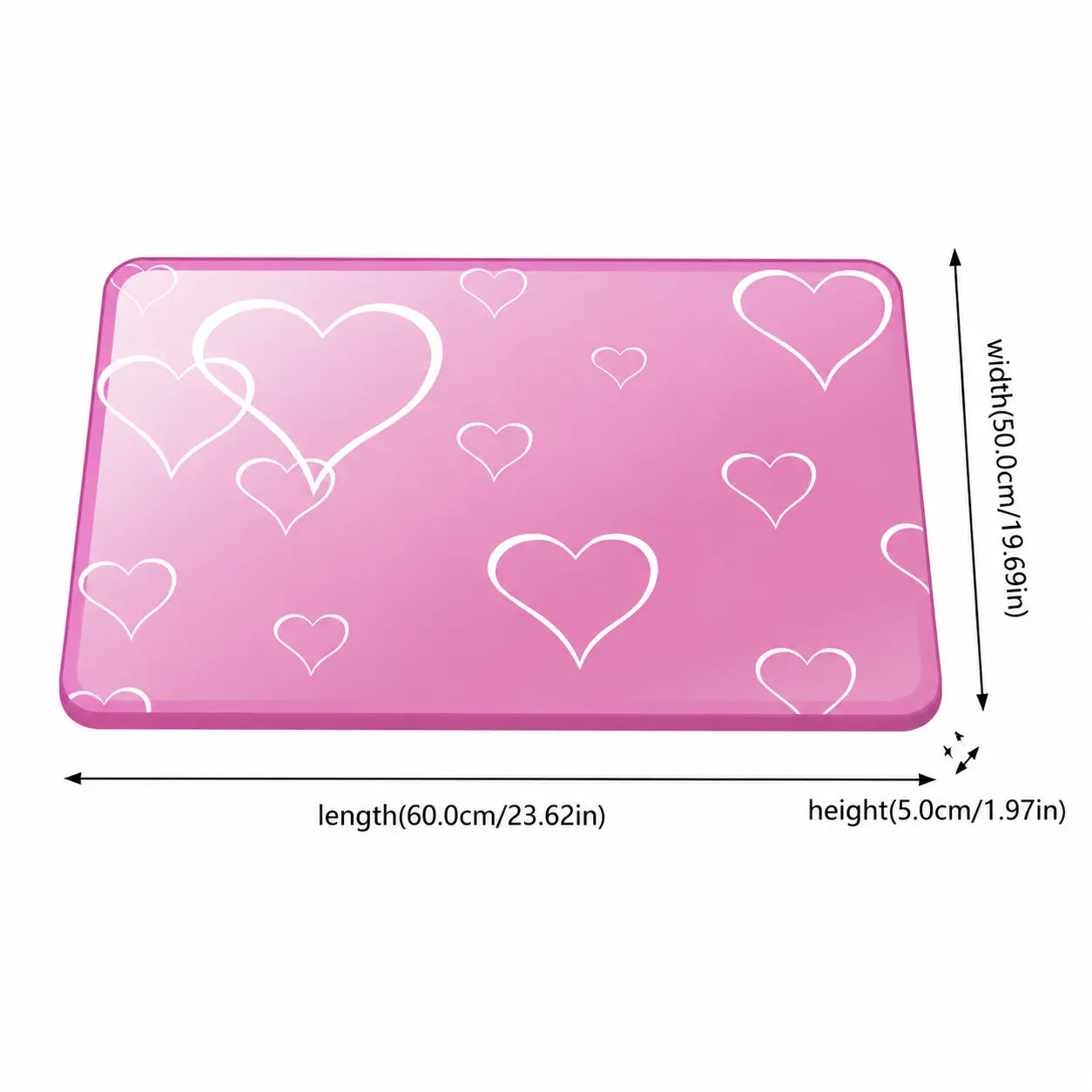 Cooling Dog Mat, Washable Non-Slip Pet Cooling Pad for Crate, Bed, Floor and Car, Small to Large Dogs and Cats