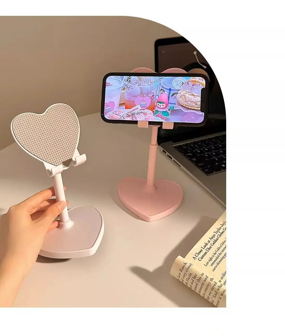 Adjustable Lifting Phone Stand Tablet Computer Lazy Desktop Multifunctional Extendable Cute Design Universal Tool for Stand