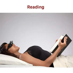 Lazy Glasses Bed Prism Glasses Spectacles Horizontal High Definition Glasses Prism Periscope Lie down Eyeglasses for Reading and Watch TV in Bed Unisex