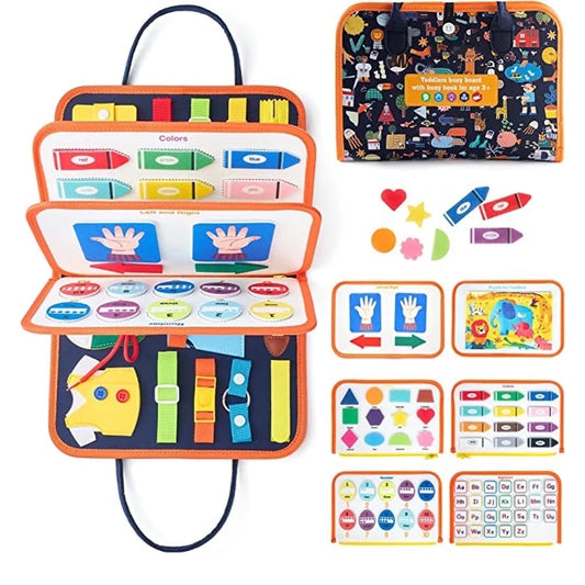 Busy Board Educational Toy for Toddlers 2-4 Year Old