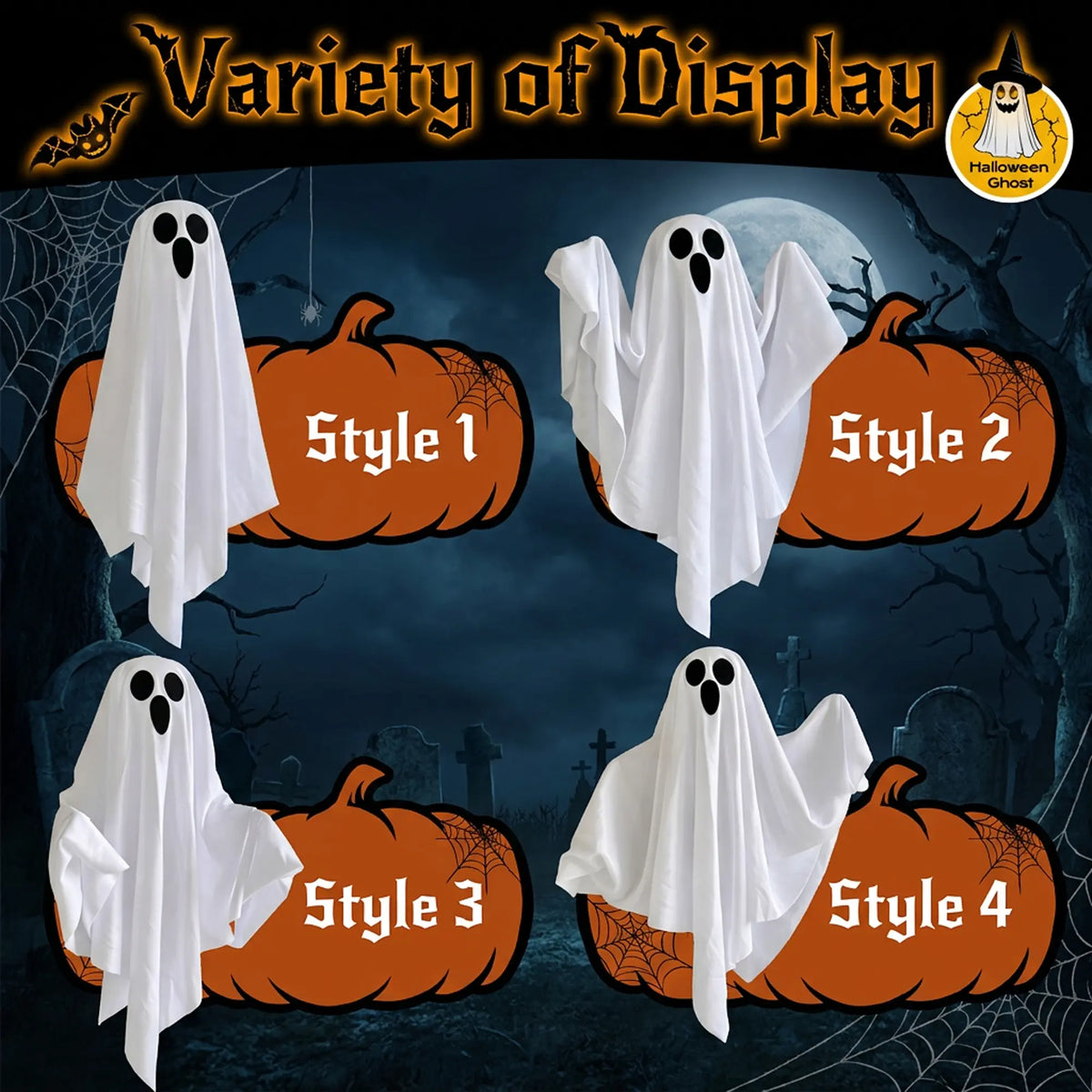 Halloween Hanging Ghost Decoration