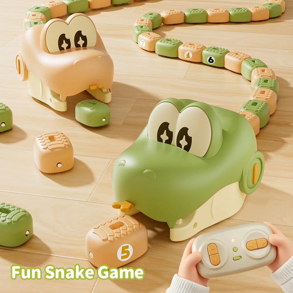RC Animal Robot Antistress Greedy Snake Toys Simulation 2 Players Battle Interactivegame Electric Educational Toy for Children