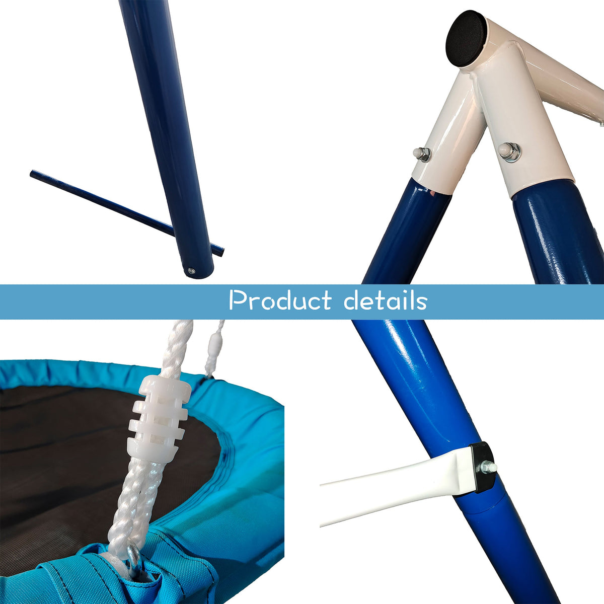 Outdoor Metal Swing Set