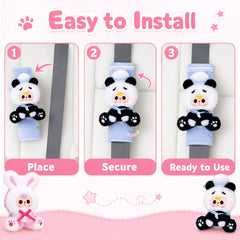 Brand New Plush Baby Collectible Blind Box with 3 Car Seat Belt Shoulder Accessories