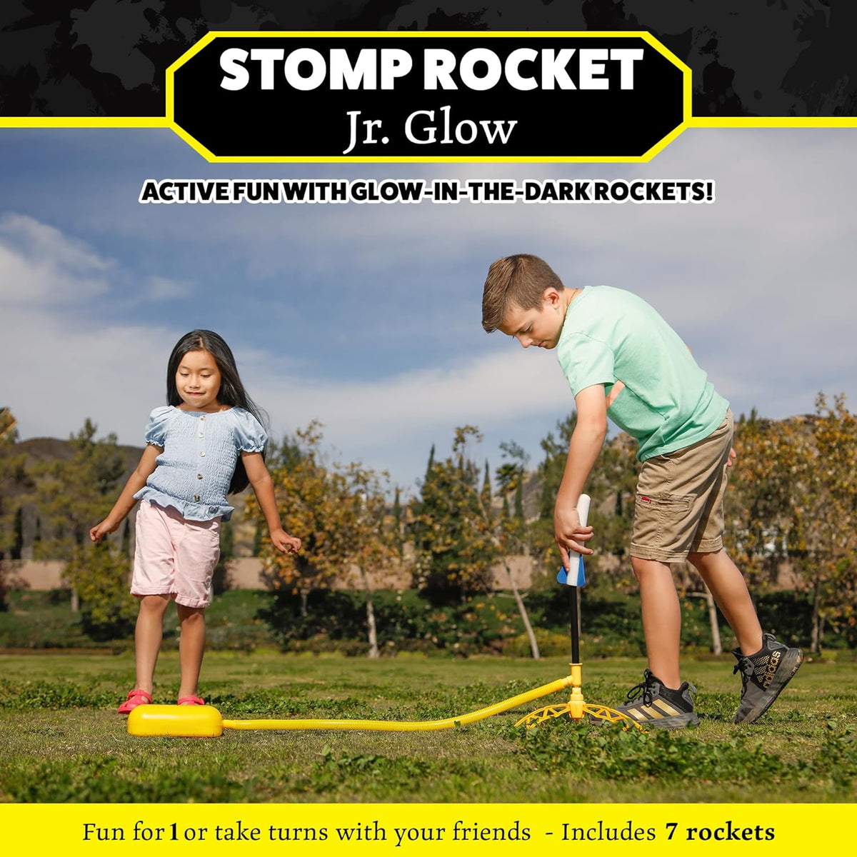 Jr Glow Rocket Launcher for Kids