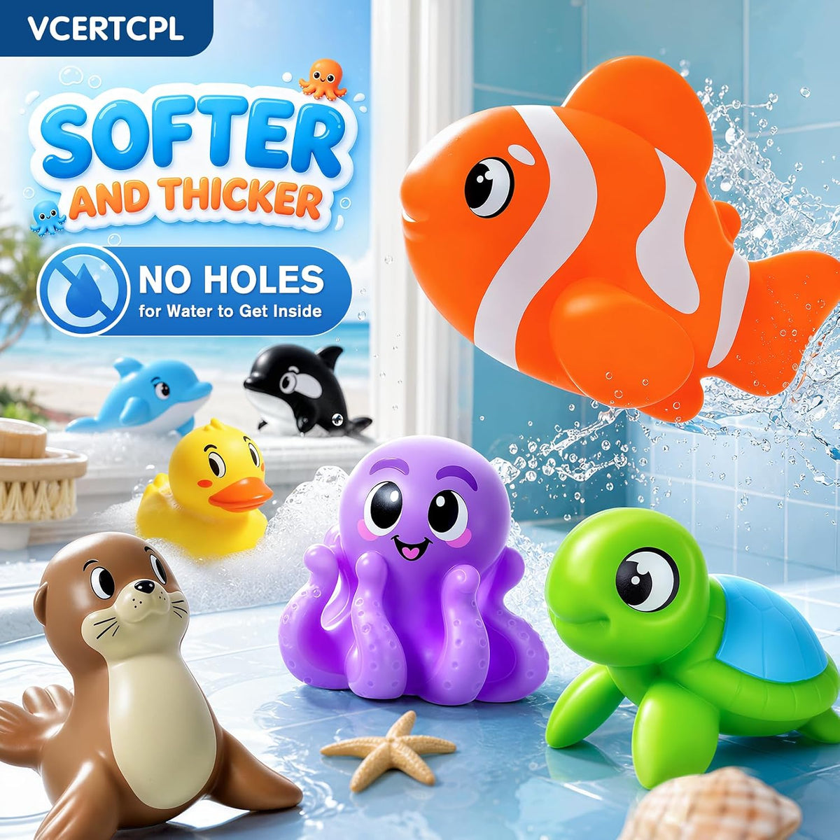 Bath Toys for Kids Toddler Bathtub Toys