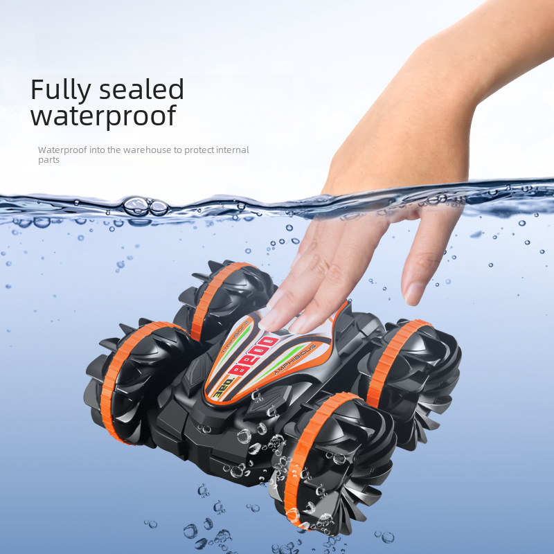 2.4G Amphibious Stunt RC Car for Kids