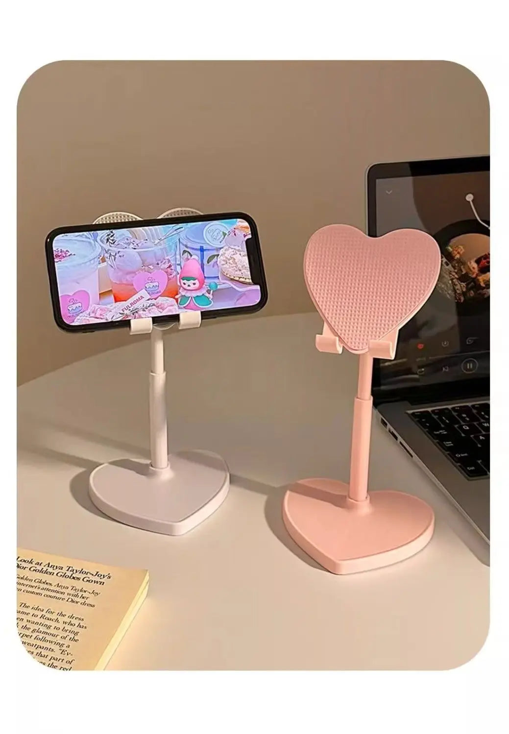 Adjustable Lifting Phone Stand Tablet Computer Lazy Desktop Multifunctional Extendable Cute Design Universal Tool for Stand