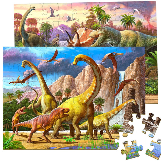 Dinosaur Puzzles for Kids Ages 4-8 Year Old