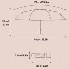 Compact Mini Foldable Umbrella, Portable UV Protection, Ideal for Daily Use, Suitable for Rain and Sun, Lightweight and Convenient, Portable Pocket Umbrella
