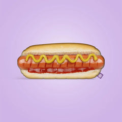 Hotdog Pillow | All about Vibe – Realistic 3D Hot Dog Throw Pillow for Couch & Bed Decor | Ultra-Soft Plush, Funny Foodie Gift, Made in USA