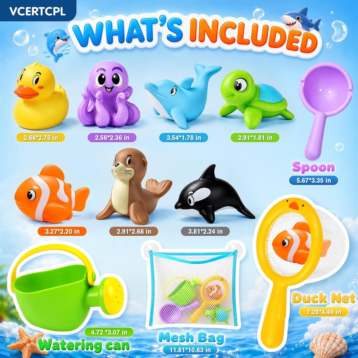 Bath Toys for Kids Toddler Bathtub Toys