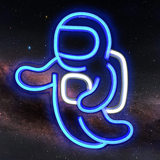 Astronaut Neon Light Projector