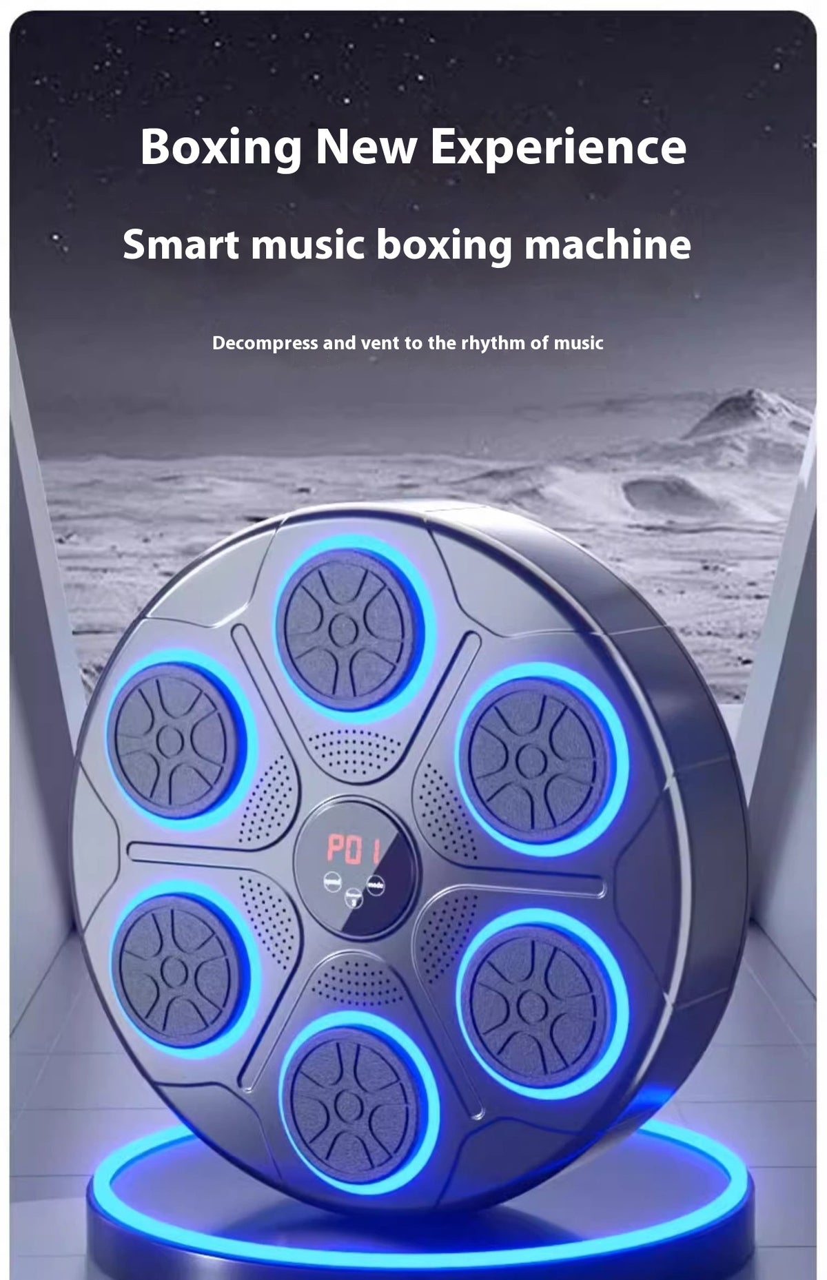 Music Boxing Machine Household with RGB Light 