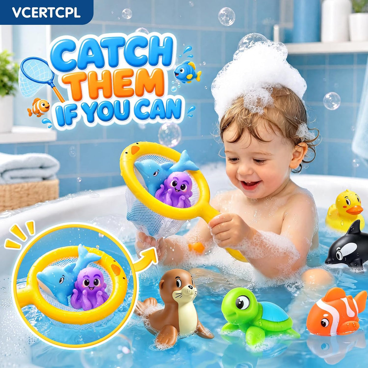 Bath Toys for Kids Toddler Bathtub Toys