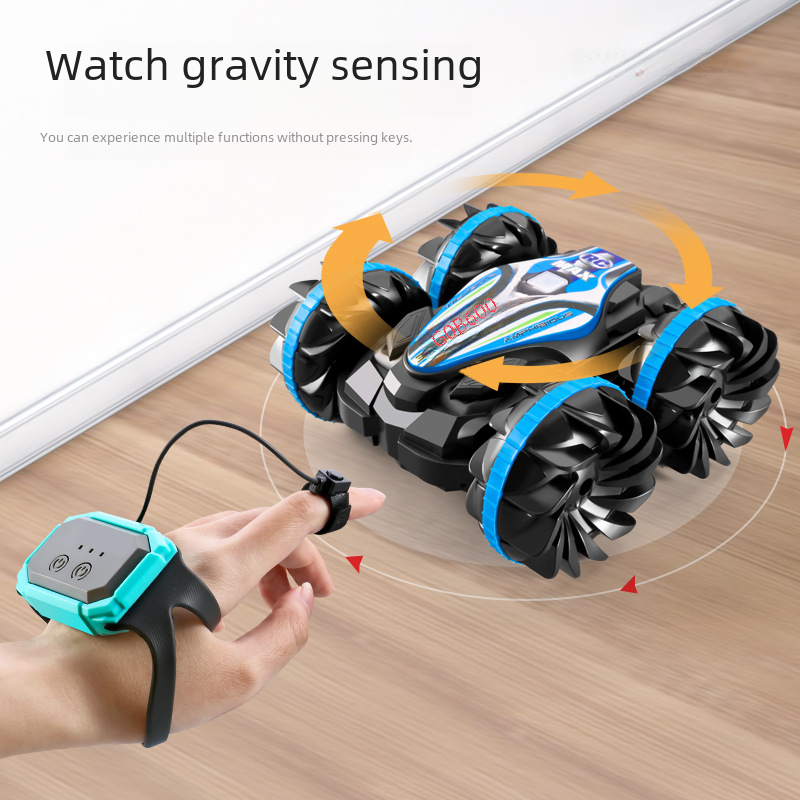 2.4G Amphibious Stunt RC Car for Kids