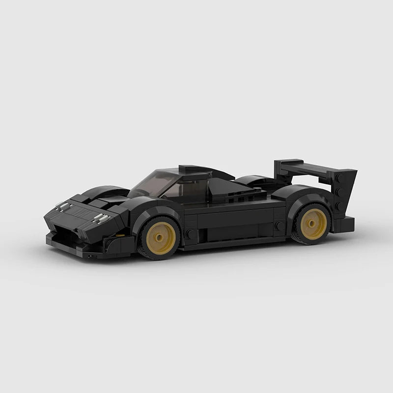 MOC Racer City Sports Vehicle Building Blocks Set 