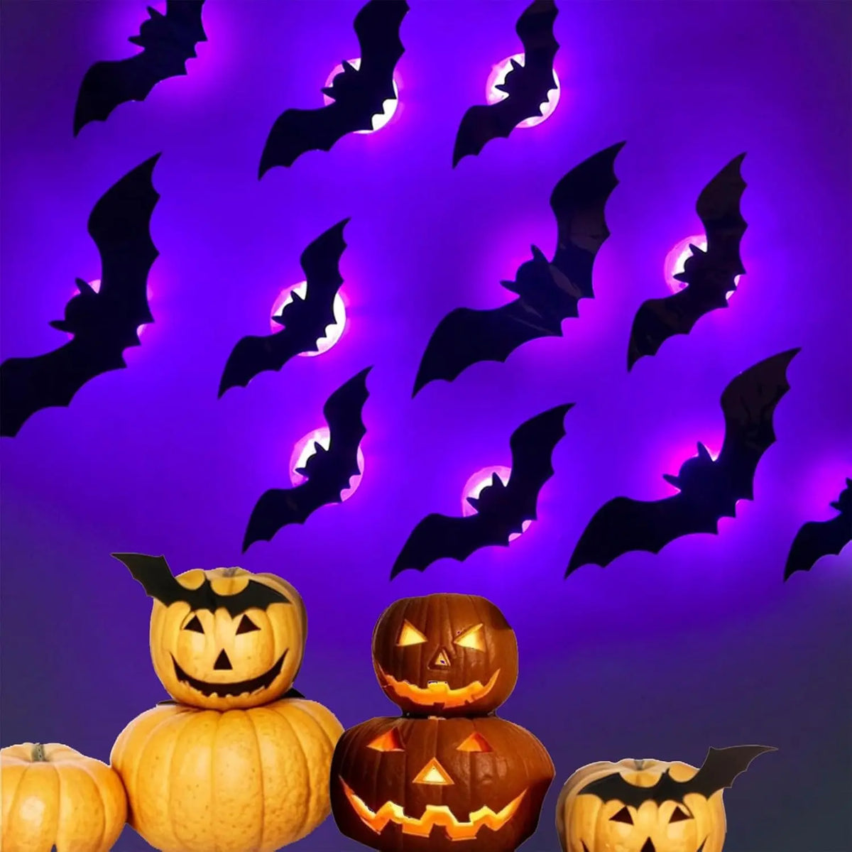 3D Bat Design LED Decoration