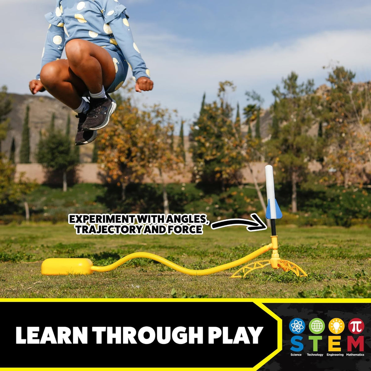 Jr Glow Rocket Launcher for Kids