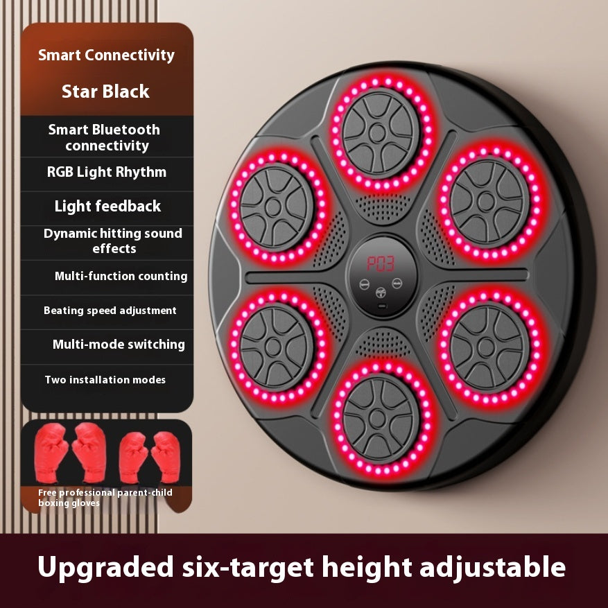Music Boxing Machine Household with RGB Light 