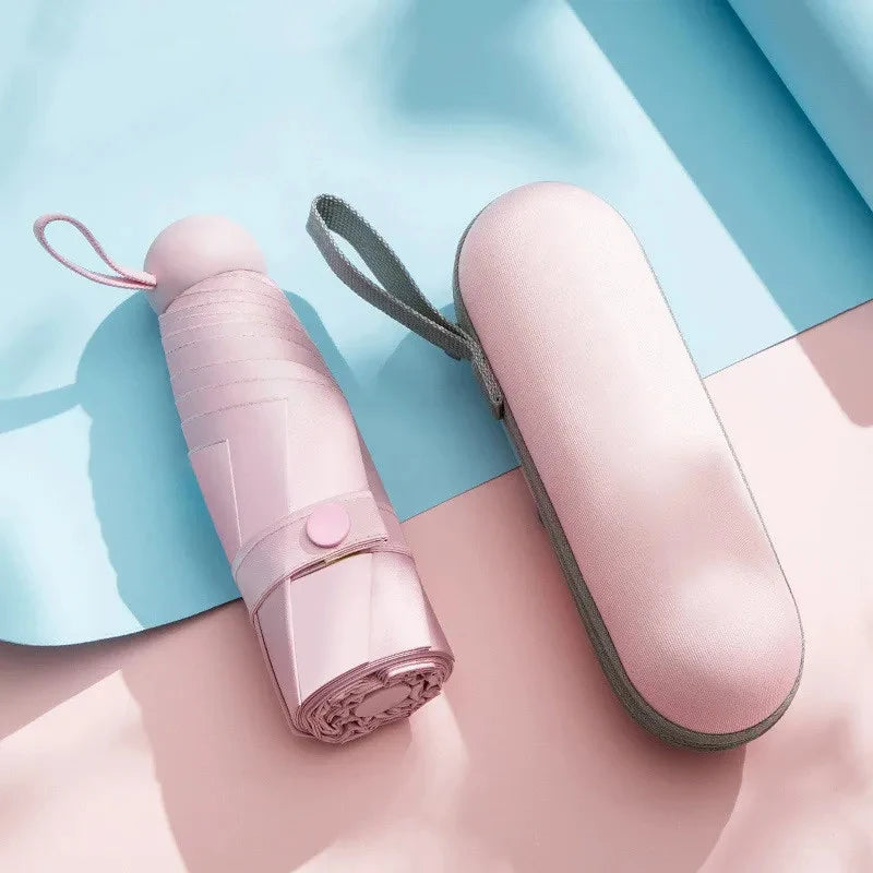 Ultralight And Compact Portable Capsule Umbrella