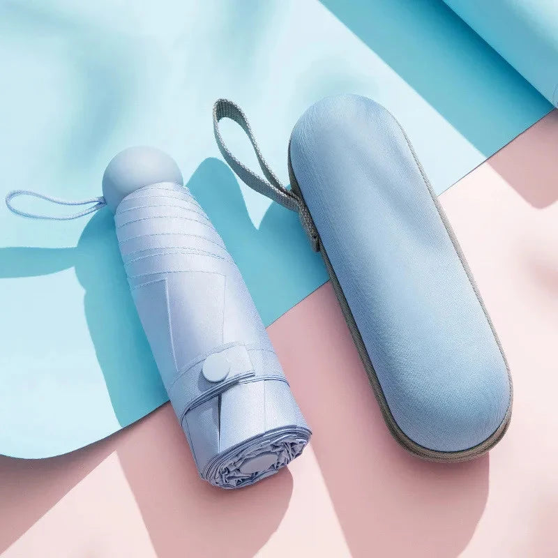 Ultralight And Compact Portable Capsule Umbrella