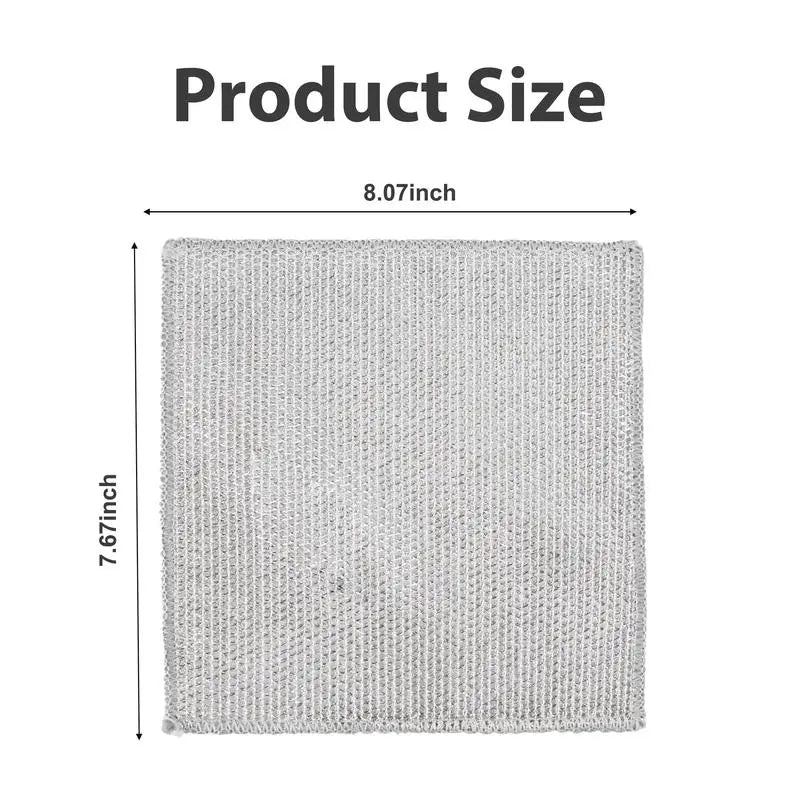 Multifunctional Non-Scratch Wire Dishcloth Wire Dishcloth Multipurpose Wire Microfiber Cloth