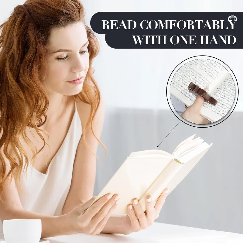 Black Cat Thumb Bookmark - Lightweight Plastic Reading Accessory for Book Lovers, One-Handed Page Holder, A Gift for Readers