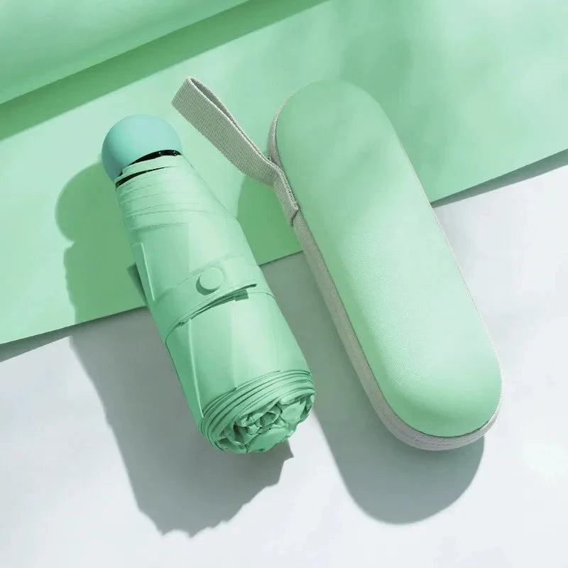 Ultralight And Compact Portable Capsule Umbrella
