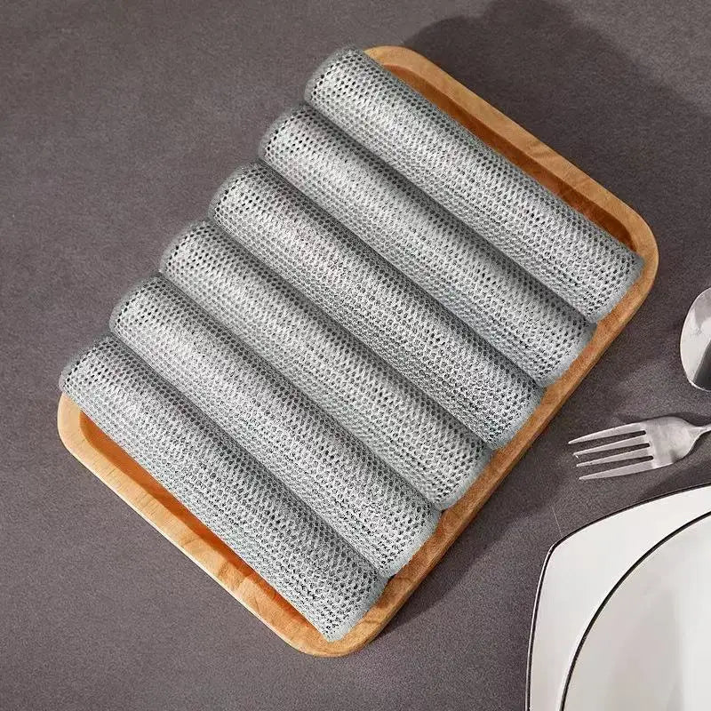 Multifunctional Non-Scratch Wire Dishcloth Wire Dishcloth Multipurpose Wire Microfiber Cloth