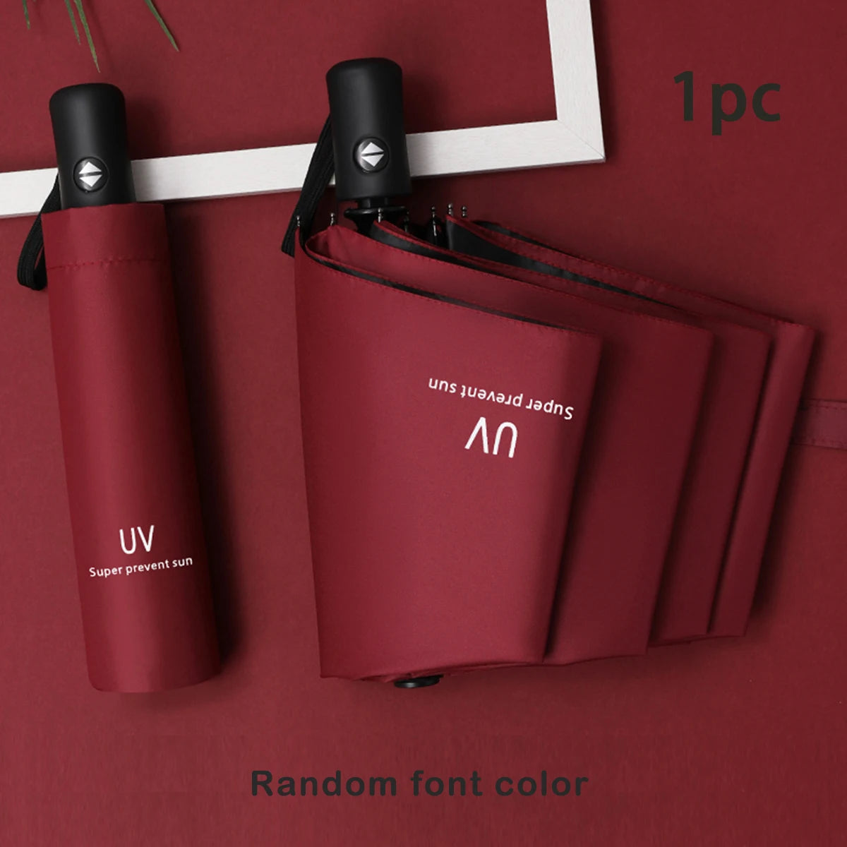 Large Windproof Folding Umbrella