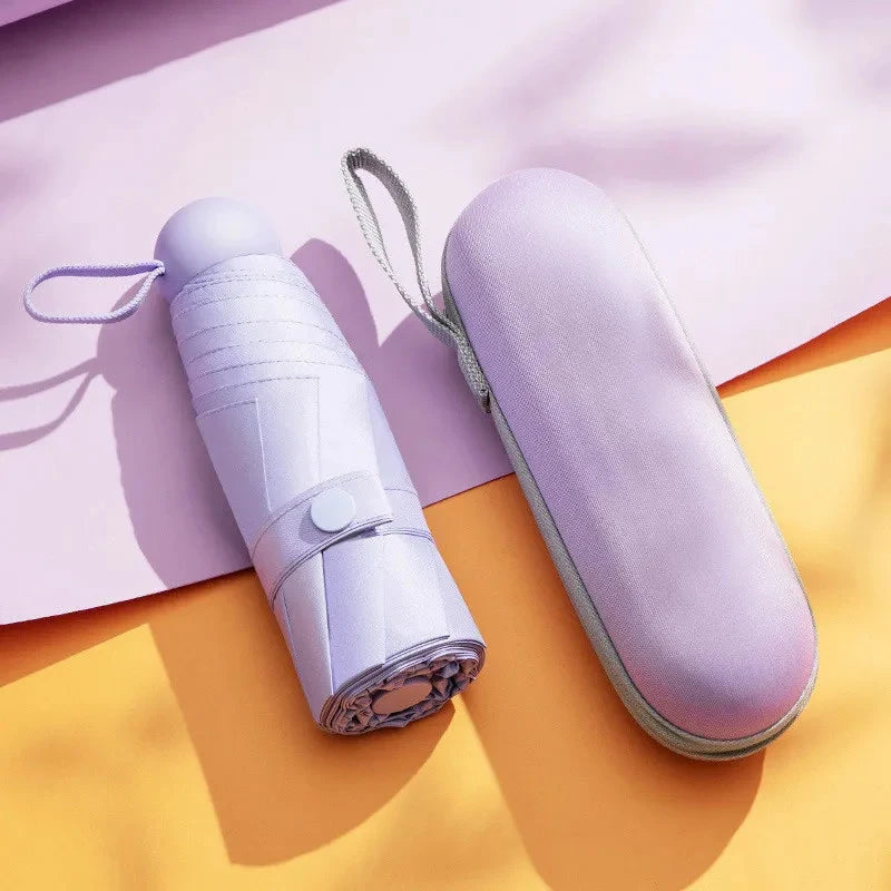 Ultralight And Compact Portable Capsule Umbrella