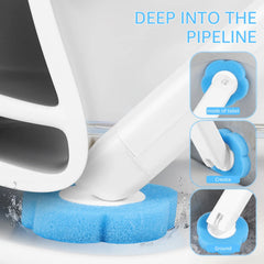 18/36Pcs Toilet Brush With Disposable Replacement Head Kits Upgrade Long Handle Bathroom Cleaning Brush For Home Wc Accessories