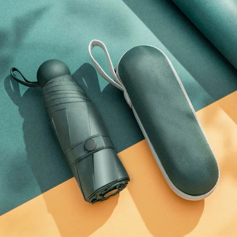 Ultralight And Compact Portable Capsule Umbrella