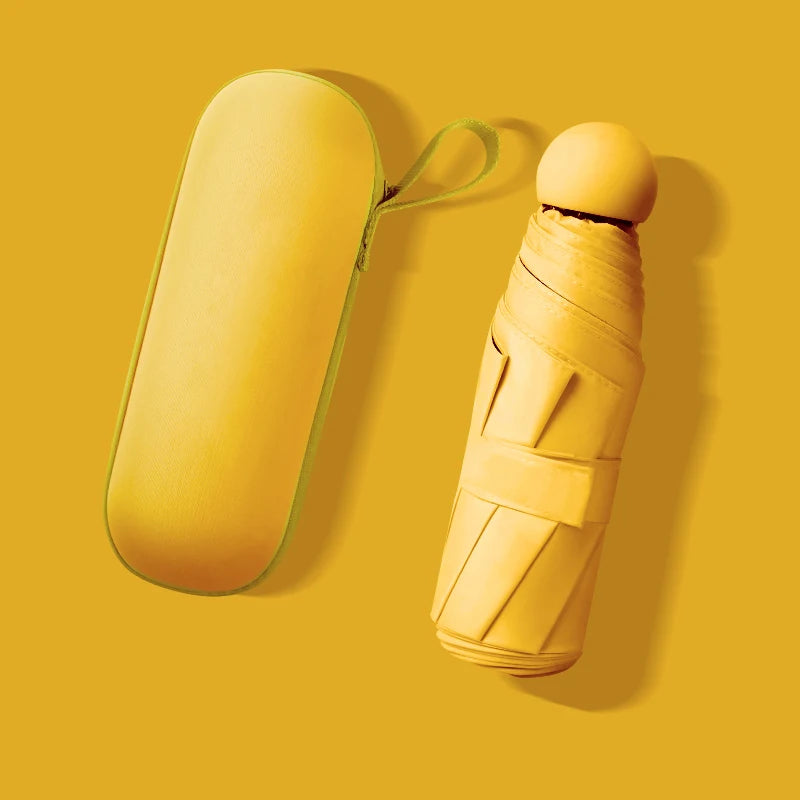 Ultralight And Compact Portable Capsule Umbrella