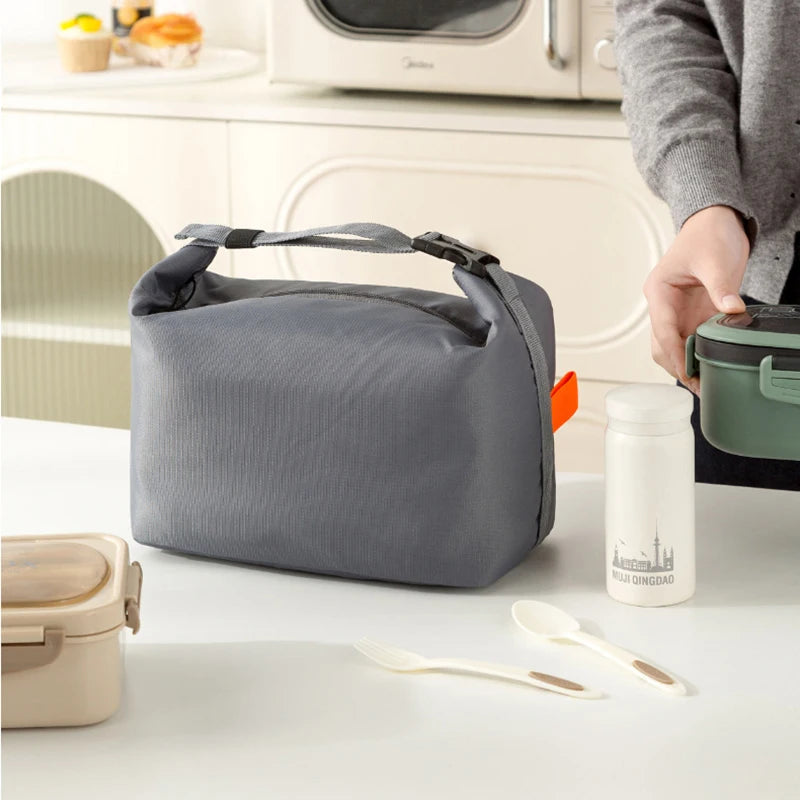 1pcs Lunch Pack Insulated Bento Bag Aluminium Foil Lunchbox Ice Bag Portable Dinner Picnic Food Storage Handbag