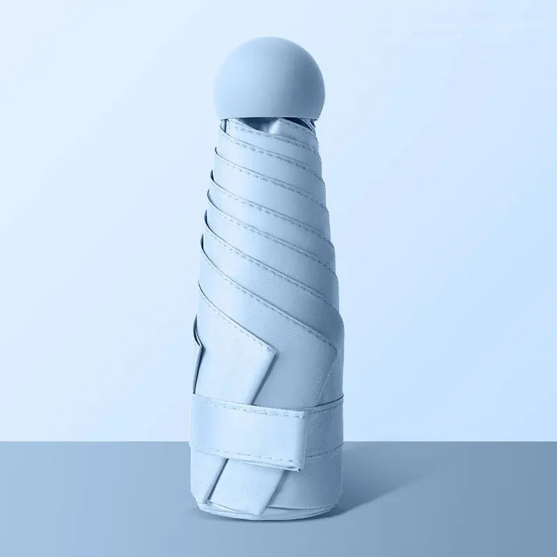 Mini Portable Folding Umbrella Outdoor, UV Protection, Rain and Sun Use, Automatic Opening, 6-Rib Design, Ideal for Daily Outing, Rainproof Umbrella Foldable Umbrella, Portable Pocket Umbrella, Lightweight Umbrella