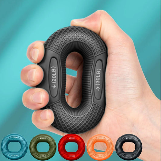 Hand squeezing grip strengthener ring