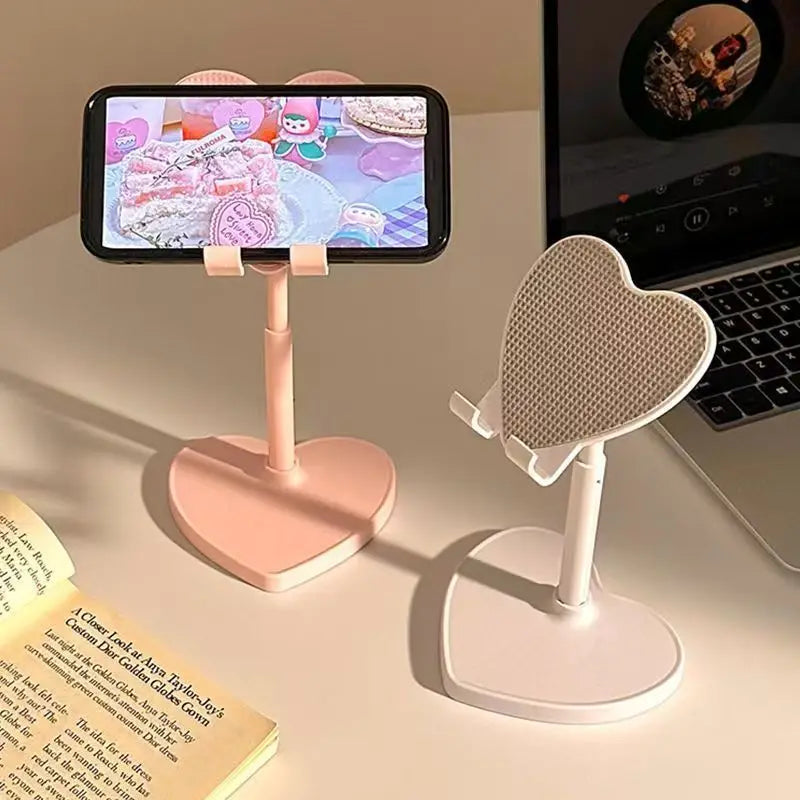 Height-Adjustable Phone & Tablet Stand | Foldable Desktop