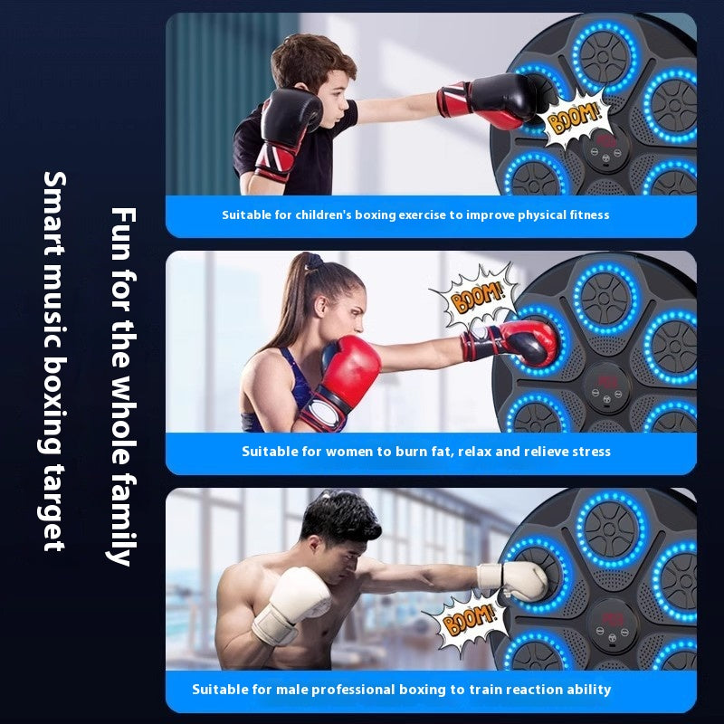 Music Boxing Machine Household with RGB Light 