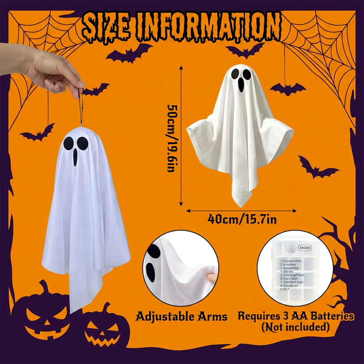 Halloween Hanging Ghost Decoration