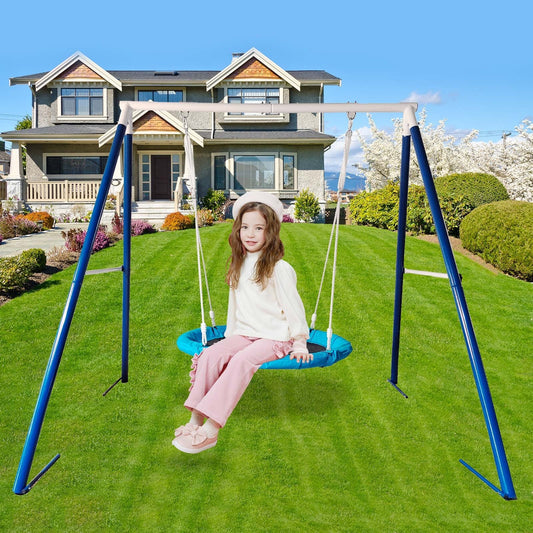 Outdoor Metal Swing Set