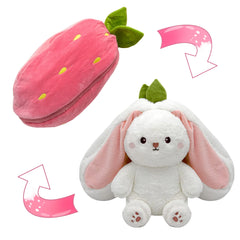 Strawberrybunny – Aardbei & Wortel Veranderbare Plysch Kanin