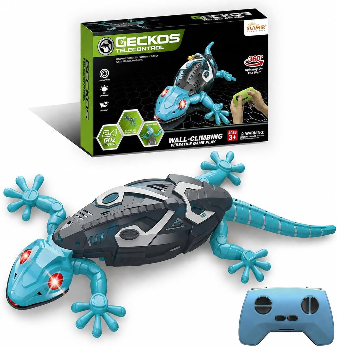 Remote Control Wall Climbing Gecko Toy