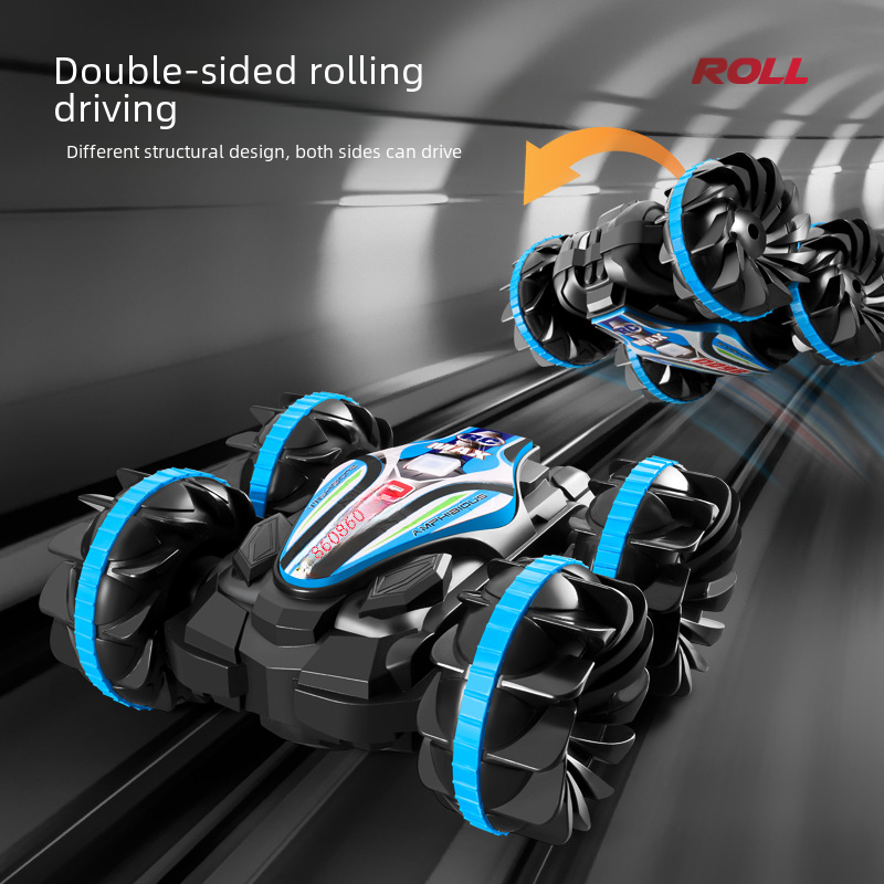2.4G Amphibious Stunt RC Car for Kids